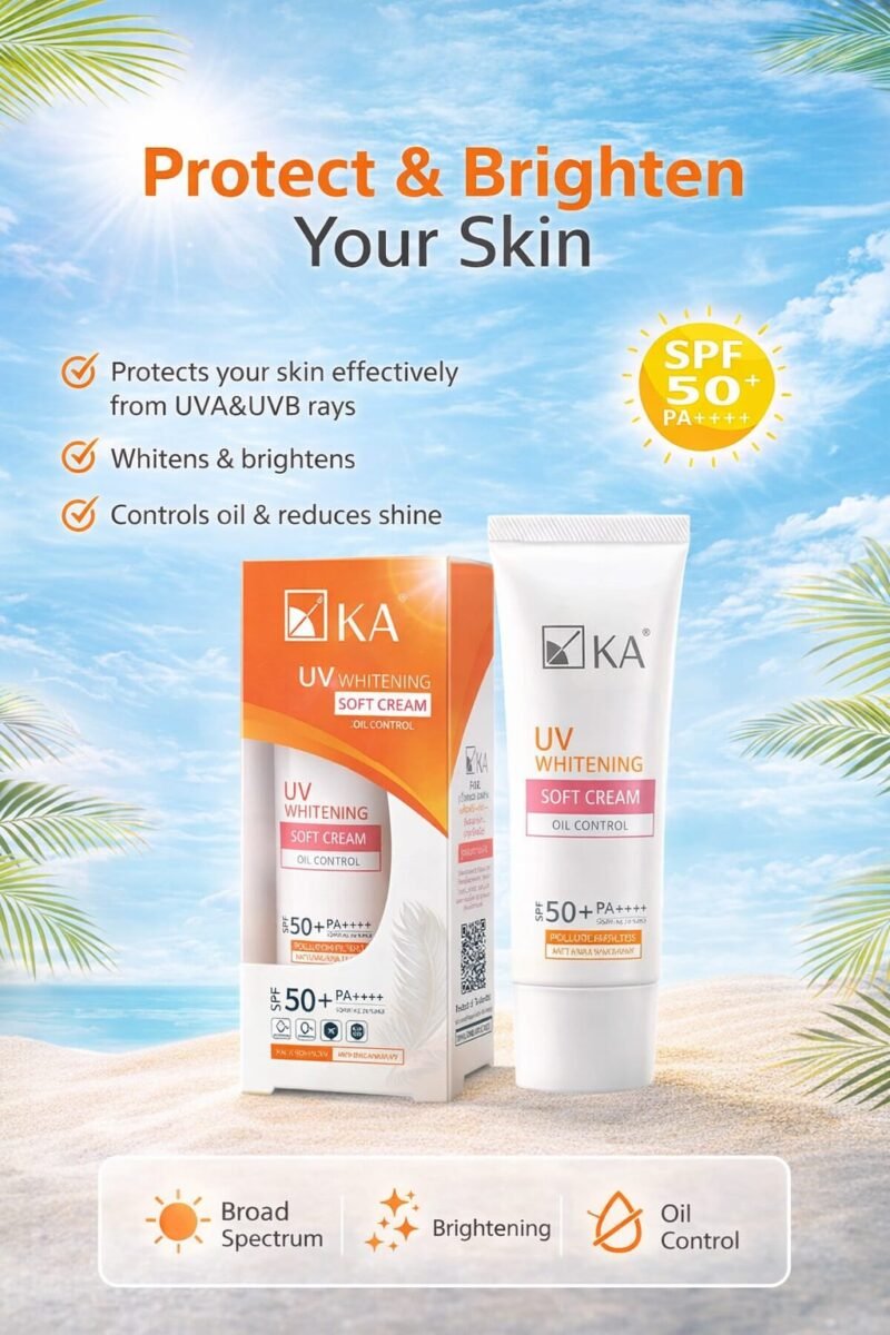KA UV Whitening Soft Cream SPF 50+ PA++++ (Oil Control)